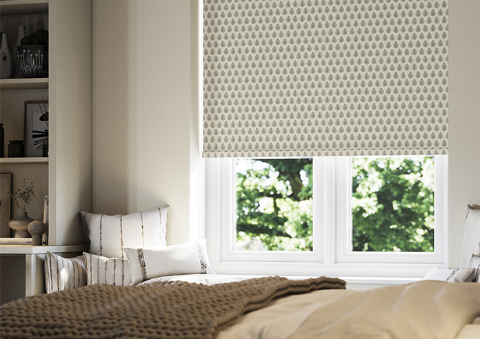 Emily Bond Jaipur, Charcoal - Roller Blind - Image 5